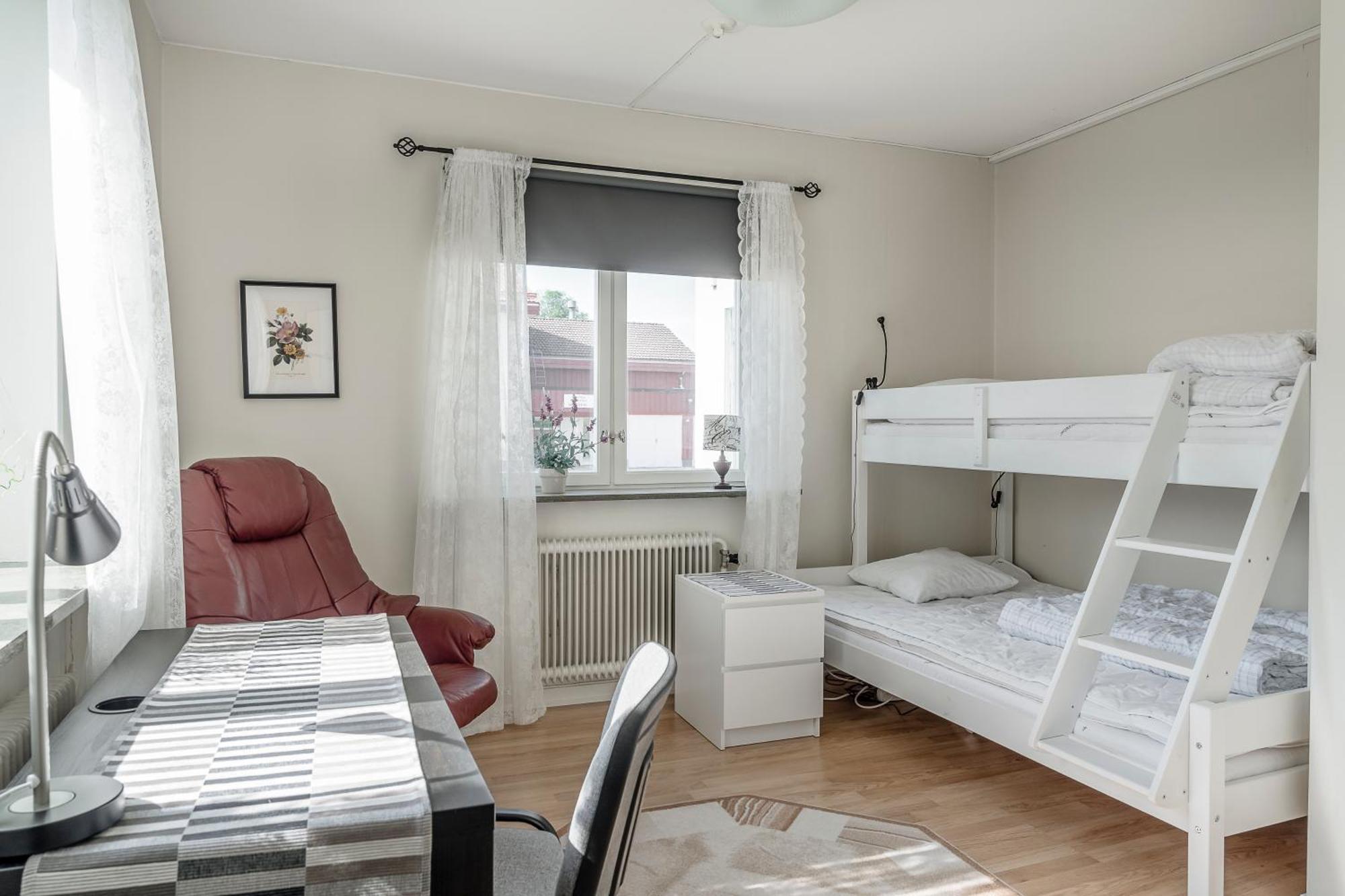 Vandrarhemmet Stranden Mora Bagian luar foto